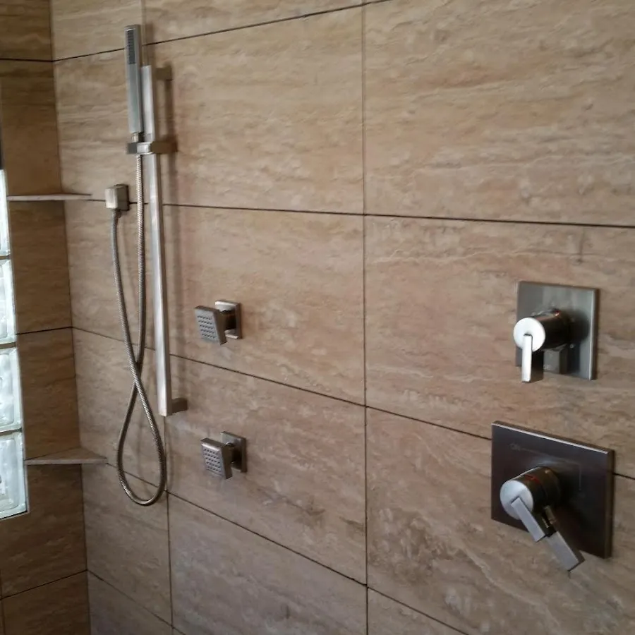 Shower fixture installation for Water Heater Replacement in San Luis Obispo